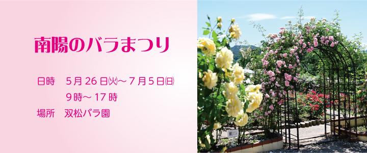 南陽のバラまつり